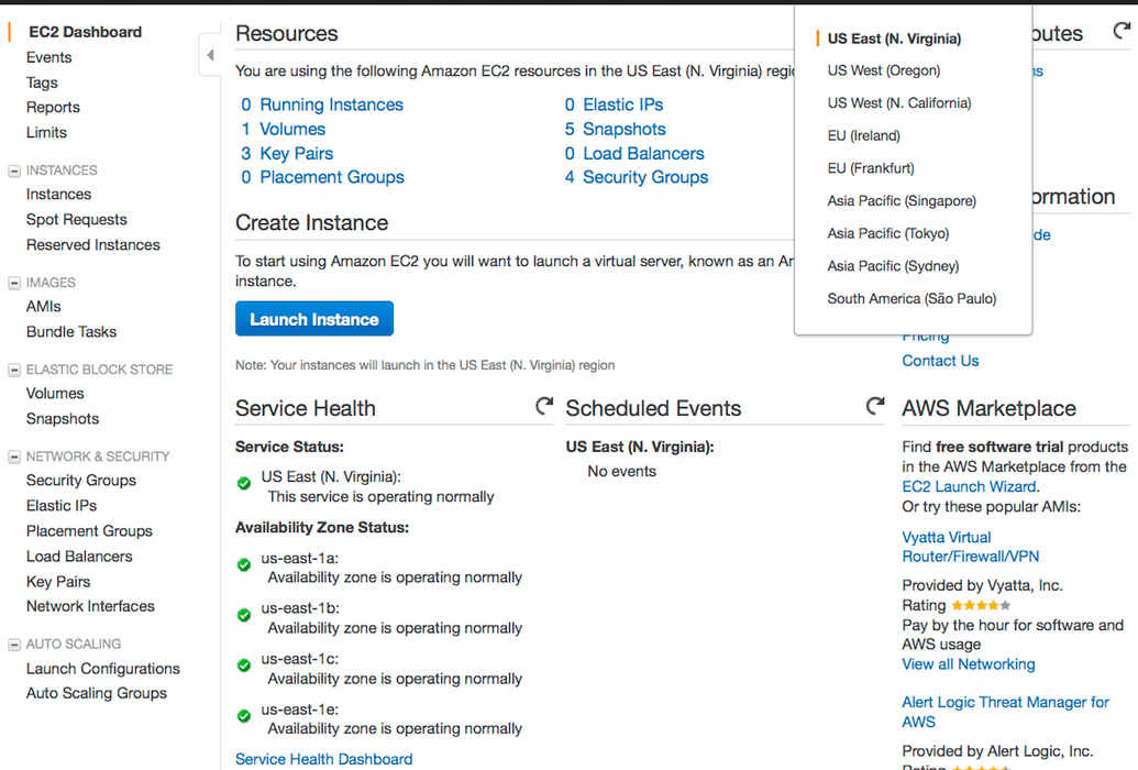 AWS-EC2-Regions